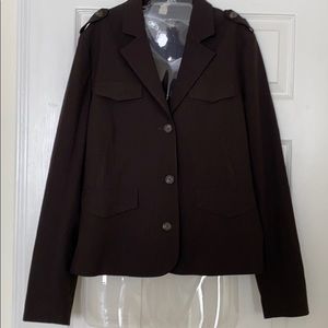 Old Navy Black Jacket Blazer Pinstripe XL